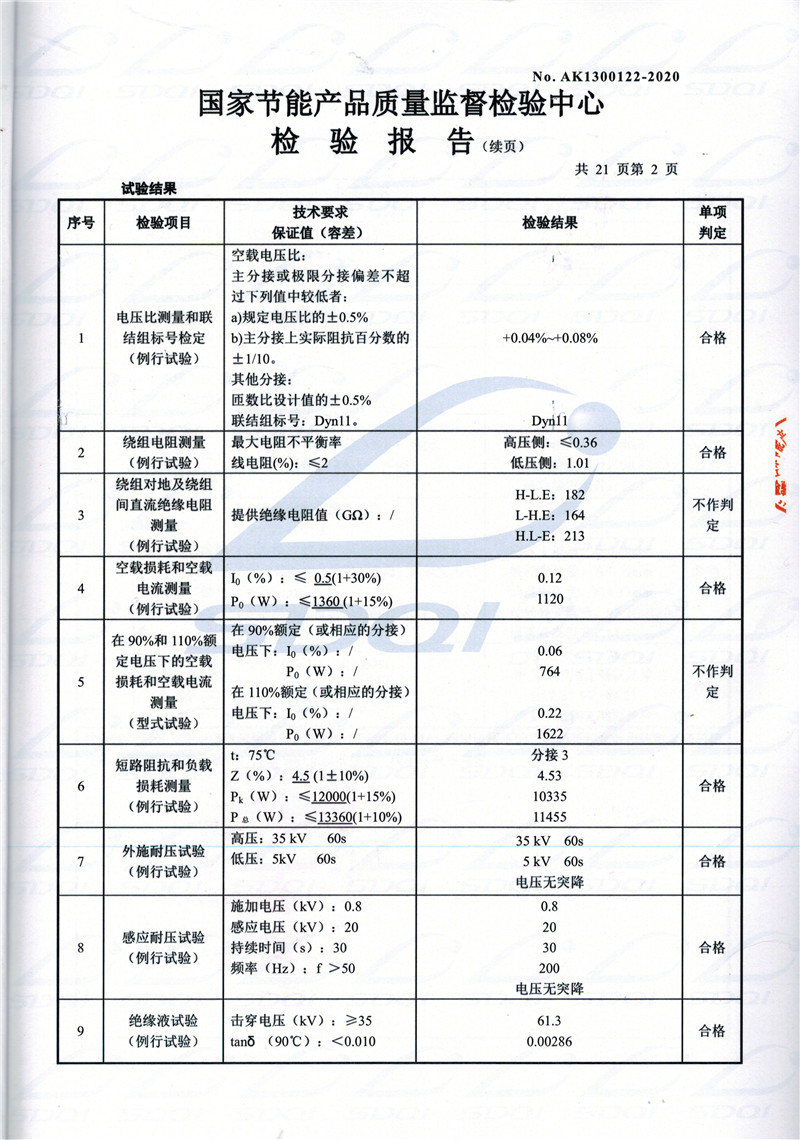 高低压试验报告-S11-1250蒙阴蒙阴蒙阴油浸式变压器-2.jpg